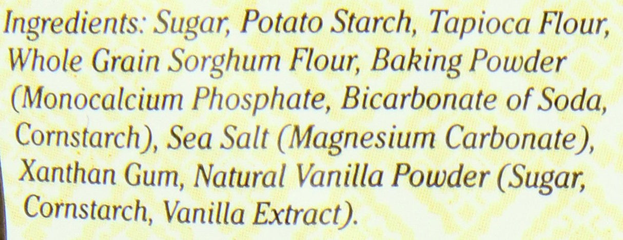 Bob's Red Mill Vanilla Yellow Cake Mix, Gluten-Free, Kosher, Case of 4 (19 oz)
