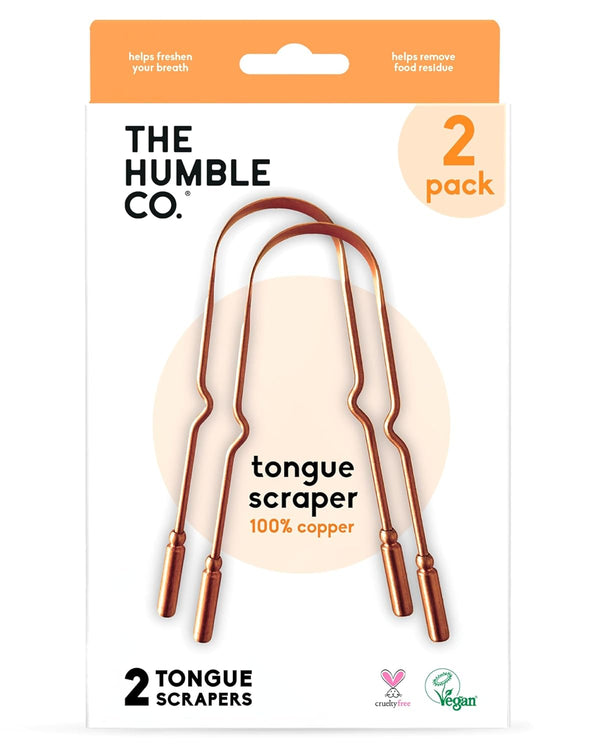 The Humble Co. Copper Tongue Scraper, 2 ct (Case of 6)