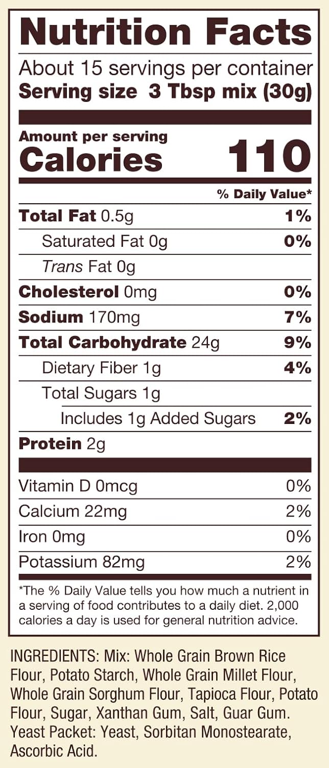 Bob's Red Mill Gluten-Free Pizza Crust Mix, 16 oz, Pack of 4