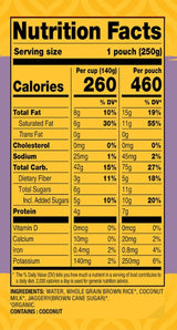Tasty Bite Coconut Rice, Authentic Indian, Pack of 6, 8.8 oz Pouches