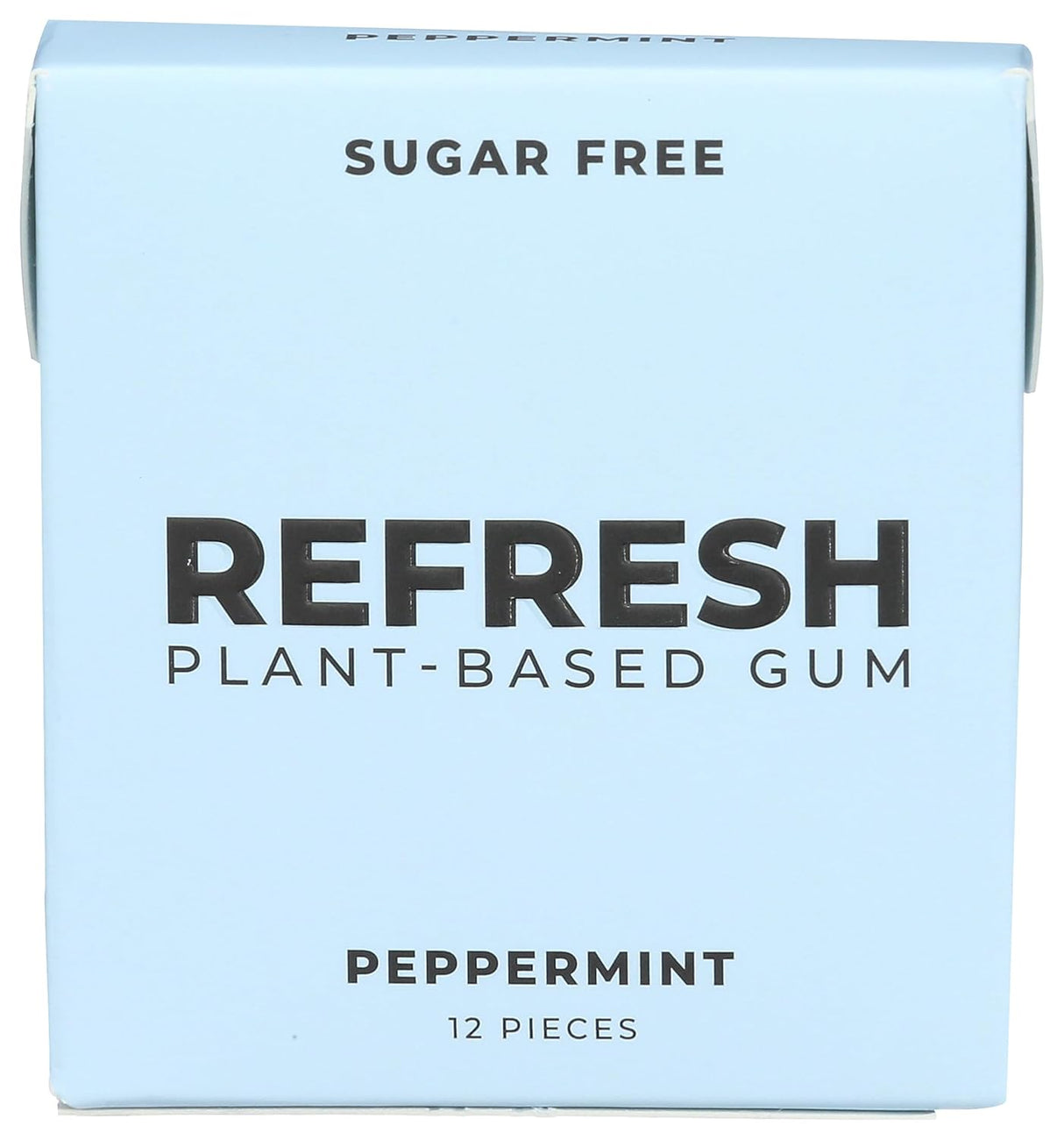 Refresh Gum - Peppermint Gum, 12 ct (Pack of 12) - Sugar-Free Chewing Gum