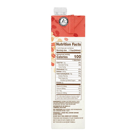 Planet Oat Original Oat Milk, 32 Fl Oz (Pack of 6)