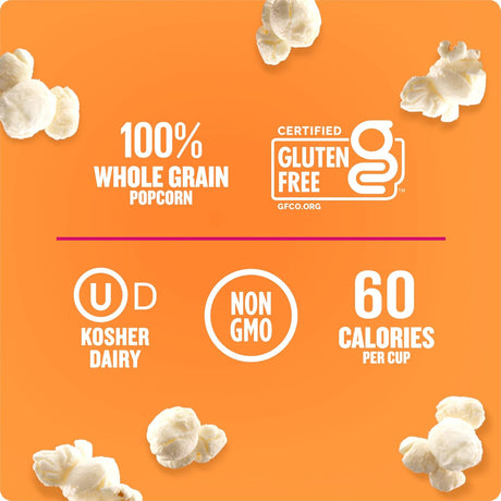 Angie's Boom Chicka Pop White Cheddar Popcorn, Case of 12, 4.5 oz. Each