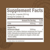 Om Mushroom Superfood Brain Fuel Capsules, 90 ct - Lion's Mane & Reishi (Packaging May Vary)