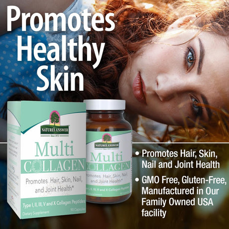 Nature's Answer Multi Collagen, 90 Vegetable Capsules
