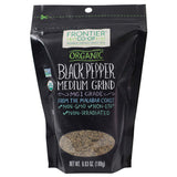 Frontier Organic Black Pepper, Medium Grind, Fair Trade Certified, 1 lb