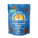 Newman's Own Organics Double Chocolate Chip Cookies, Case of 6, 7 Oz – USDA Certified Organic Cookies