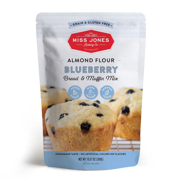 Miss Jones Baking Co Blueberry Keto Gluten Free Muffin Mix (Pack of 6 - 10.57 Oz)