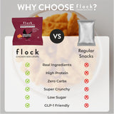 Flock Chicken Skin Chips, BBQ, 2.5 oz., Pack of 8