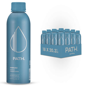 Pathwater - Sparkling Purified Water, 20.3 fl oz (Pack of 12) - Premium Hydration Solution