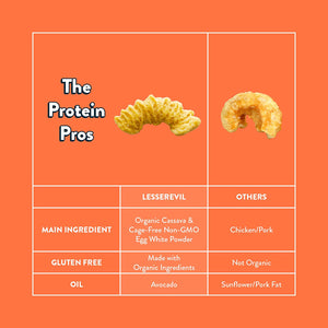 Lesser Evil, Organic Power Curls No Cheese Cheesiness, Case Of 9, 4 oz - Cozy Farm 