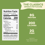 Al Dente Fettuccine Spinach Pasta, 12 oz, Pack of 6