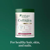 Great Lakes Wellness Collagen Peptides, Raspberry Lemon, 8 oz