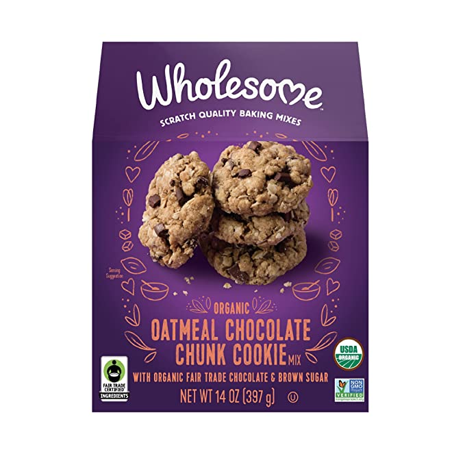 Wholesome Baking Mix Cookie Oat Chocolate (Pack of 6-14oz) - Cozy Farm 