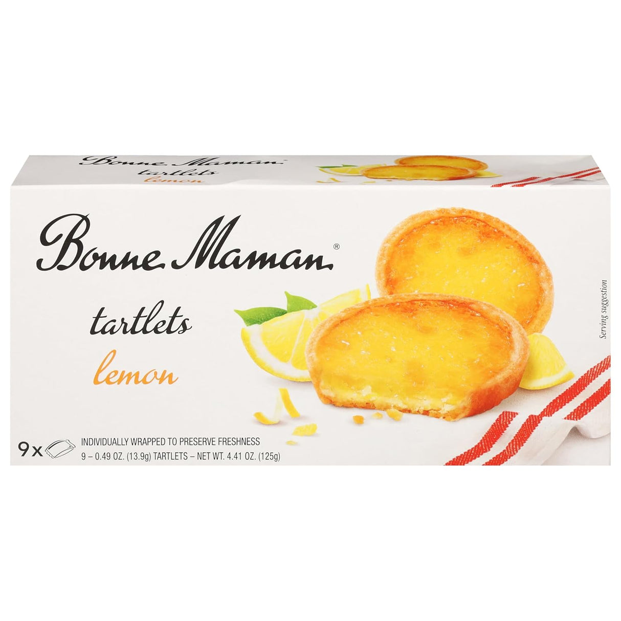 Bonne Maman - Lemon Tartlets, 4.41 oz (Pack of 12) - French Pastries