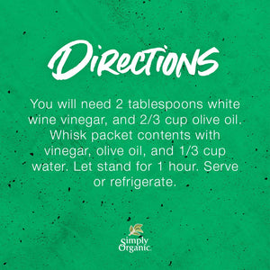 Simply Organic Italian Salad Dressing Mix, 0.7 Oz. (Case of 12)