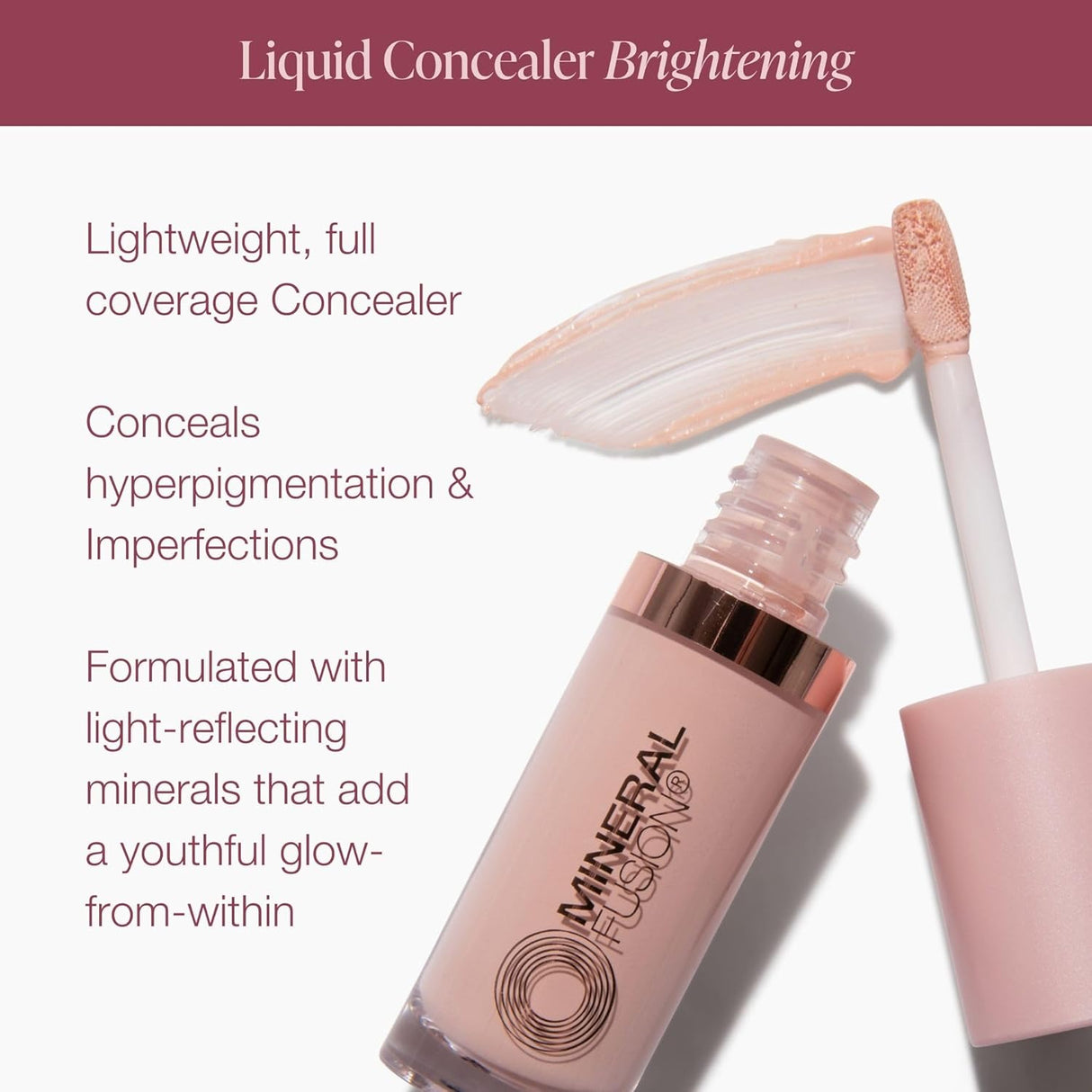 Mineral Fusion, Brightening Concealer, 0.24 Fl Oz