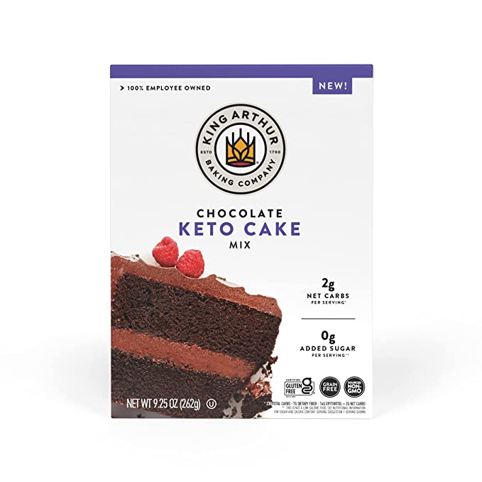 King Arthur Baking Company - Mix Chocolate Cake Keto (Pack of 8-9.25 Oz) - Cozy Farm 
