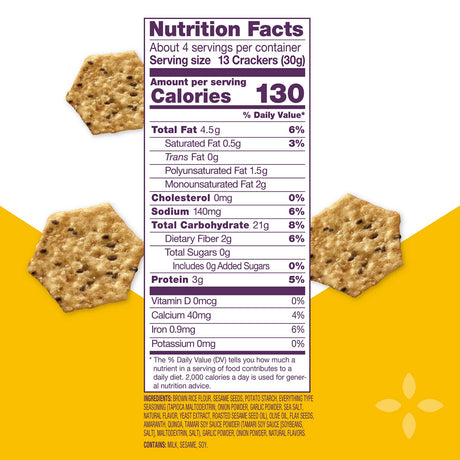 Crunchmaster Ultimate Everything Multigrain Crackers (Pack of 12 - 4 oz.)