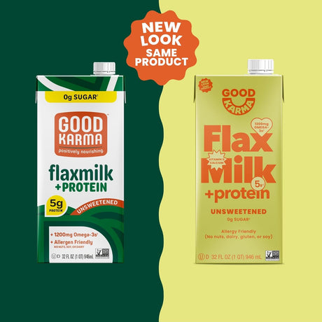 Good Karma Flax Milk Protein, Vanilla Unsweetened, 32 fl. oz., 6 pk.
