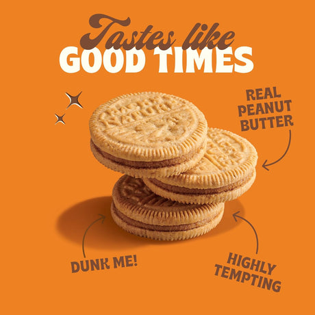 Back To Nature Peanut Butter Sandwich Cookies, Case of 6, 8.25 oz. Each