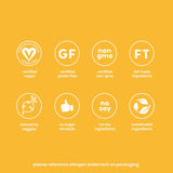 Unreal Crispy Quinoa Chocolate Gems, Dark Chocolate, 5 oz, Pack of 6