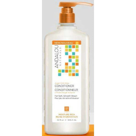 Andalou Naturals Argan Oil & Shea Moisturizing Conditioner Nourishment - 32 Fl Oz - Cozy Farm 