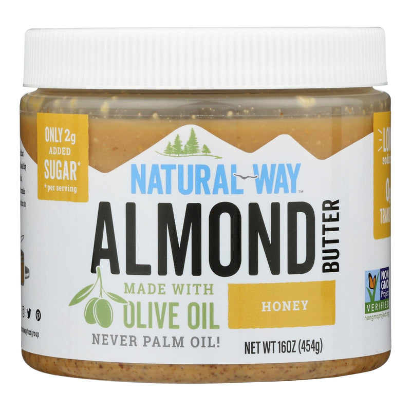 Jars  Natural Way Almond Butter Honey (Pack of 6-16oz Jars) - Cozy Farm 