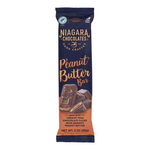 Niagara Chocolates (Pack of 8) 3oz Chocolate Milk Peanut Butter Bars - Cozy Farm 