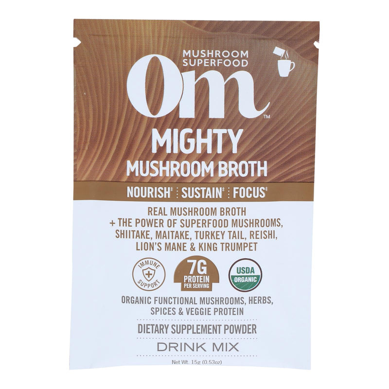 Om Organic Mighty Mushroom Broth, 0.53 OZ - Cozy Farm 