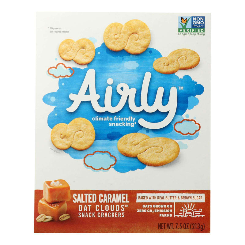 Airly Crackers: Salted Caramel Bliss in Every Bite (Pack of 6 - 7.5 Oz) - Cozy Farm 