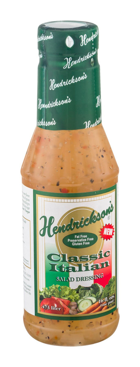 Hendricksons Italian Dressing - 16 Fl Oz - Case of 6 - Cozy Farm 