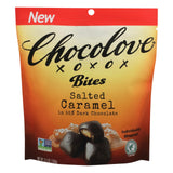 Chocolove XoxoX Salted Caramel Peach Bites - 3.5 Oz (Pack of 8) - Cozy Farm 