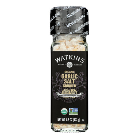 Watkins Garlic Salt Grinder, 4.3 Oz (Pack of 3) - Cozy Farm 