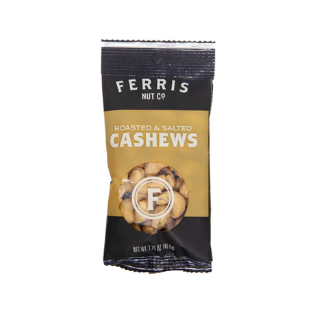 Ferris Nut Co. - Roasted Salted Cashews, 1.75 oz (Pack of 24) - Michigan USA Nuts