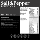 BERSKI Beef Sticks - Salt and Pepper