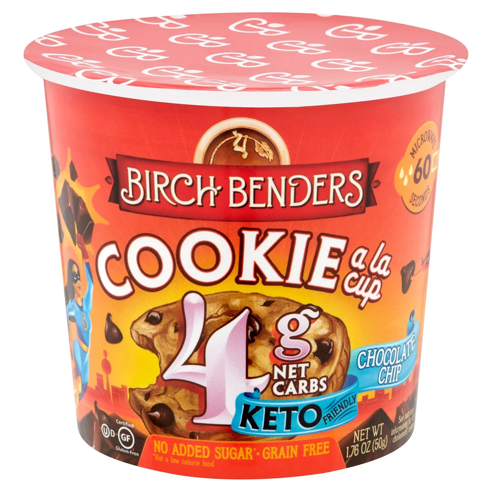 Birch Benders - Cookie A La Cup Chocolate Chip - Case Of 8-1.76 Oz - Cozy Farm 