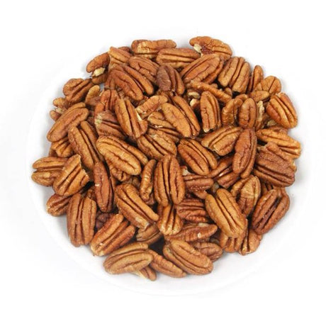 Fancy Medium Natural Pecan Pieces (No Salt) - 5 Lb Bag - Cozy Farm 