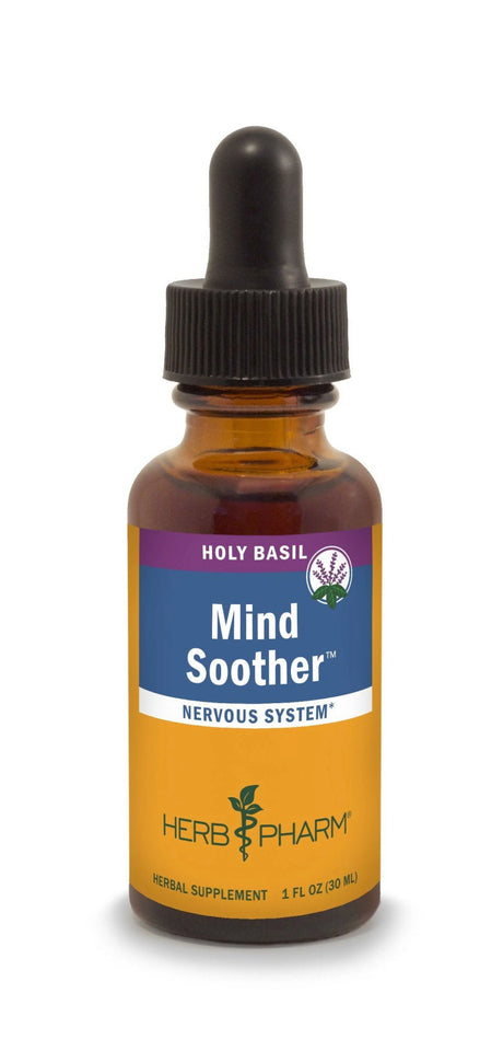 Herb Pharm - Mind Soother Holy Basil, 1 fl oz - Stress Relief Supplement