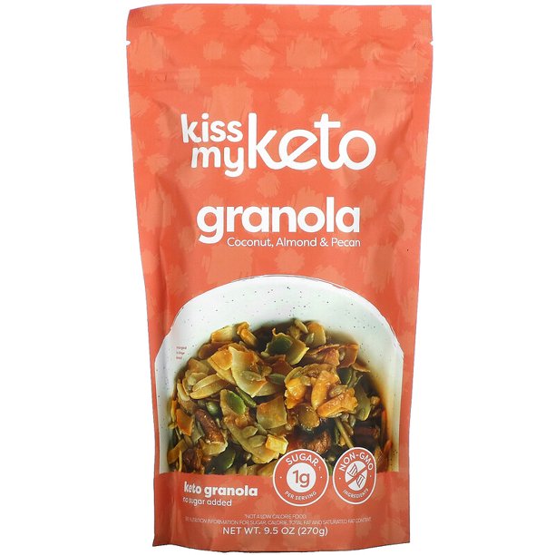 Kiss My Keto - Keto Gran Coconut Almond & Pecan (Pack of 6) 9.5 Oz - Cozy Farm 