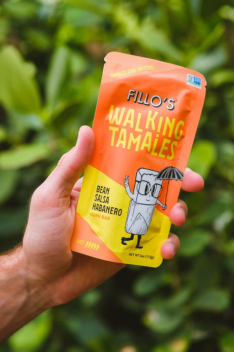 Fillo's Bean & Habanero Tamales, 4 oz., Case of 7