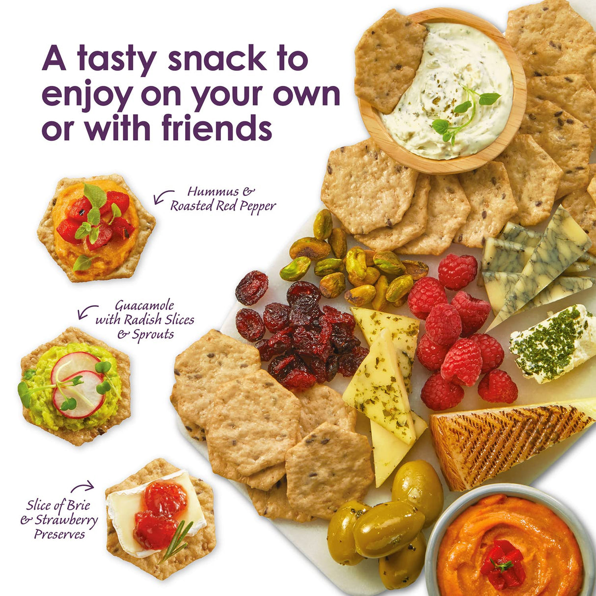 Crunchmaster Ultimate Everything Multigrain Crackers (Pack of 12 - 4 oz.)