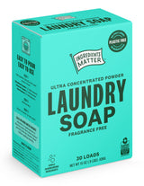 Ingredients Matters - Fragrance-Free Laundry Soap Powder, 15 oz (Pack of 8) - Gentle Clean Detergent