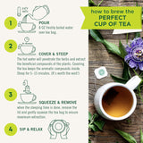 Traditional Medicinals Organic Lemon Echinacea Throat Coat Tea, 16 Bags, Case of 6 – Immune Support, Sore Throat Relief