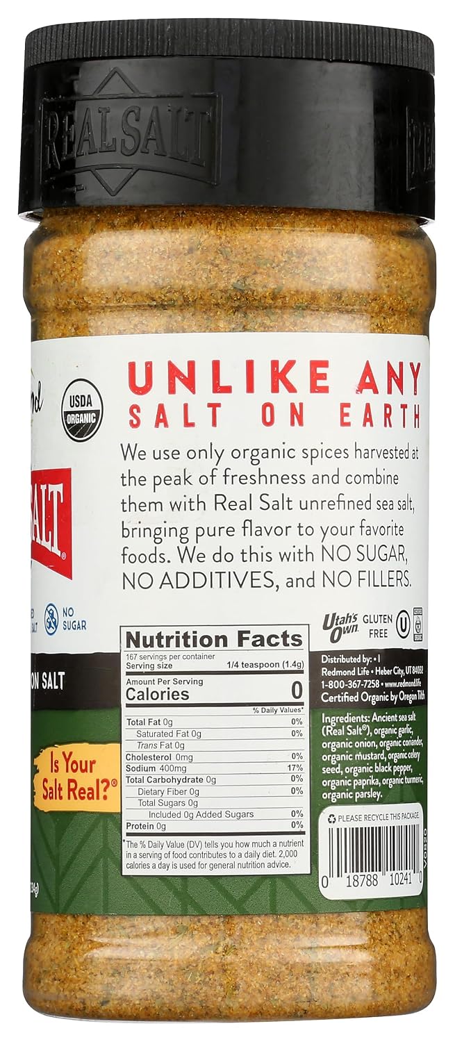 Redmond's Organic Season Salt - 8.25 ounces