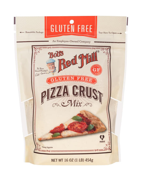 Bob's Red Mill Gluten-Free Pizza Crust Mix, 16 oz, Pack of 4