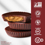 Justin's Organic Peanut Butter Cups, Milk Chocolate, 1.4 oz (Case of 12)