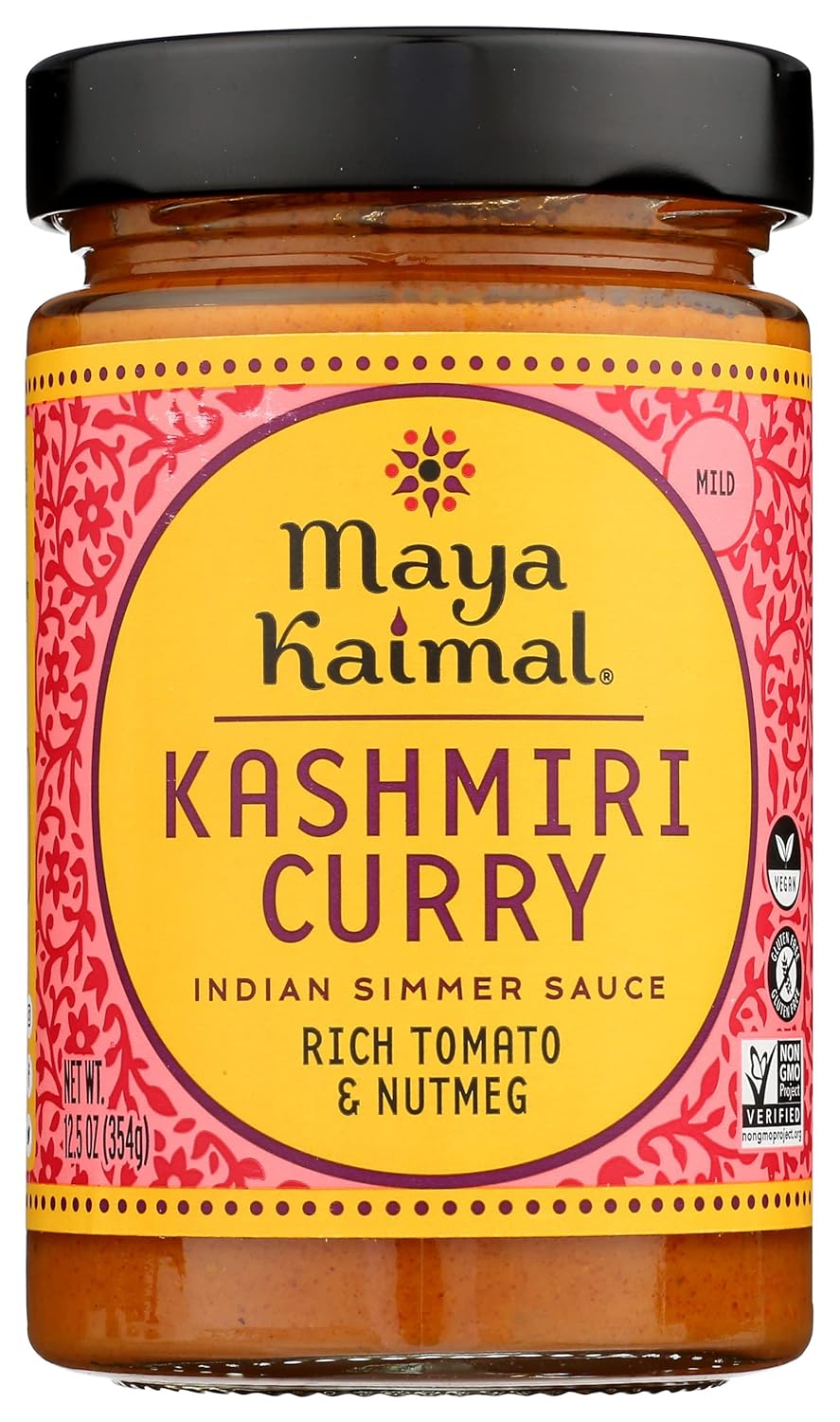 Maya Kaimal Kashmiri Curry Simmer Sauce (Pack of 6 - 12.5 Oz.)
