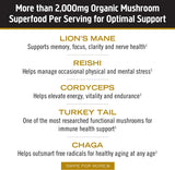 Om Mushroom Superfood: Master Blend Mushroom Capsules (80 Count) - Cozy Farm 