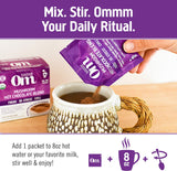 Om Mushroom Superfood Hot Chocolate Blend | Single Serve | 10 Count | Lion's Mane, Reishi, Chaga, Turkey Tail - Cozy Farm 